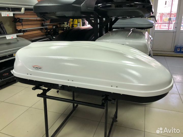 Автобокс багажник на крышу KIA Rio HB