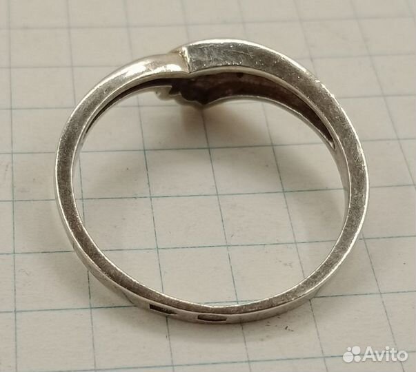 Кольцо серебро 2,22 гр. Р-р 17,5 (027934)