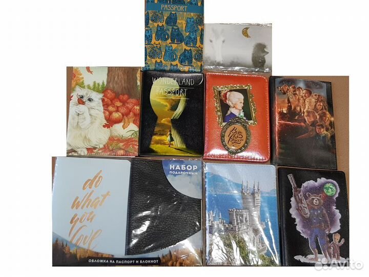 Обложки на документы: Марвел,Гарри Поттер, Кот, Ёж