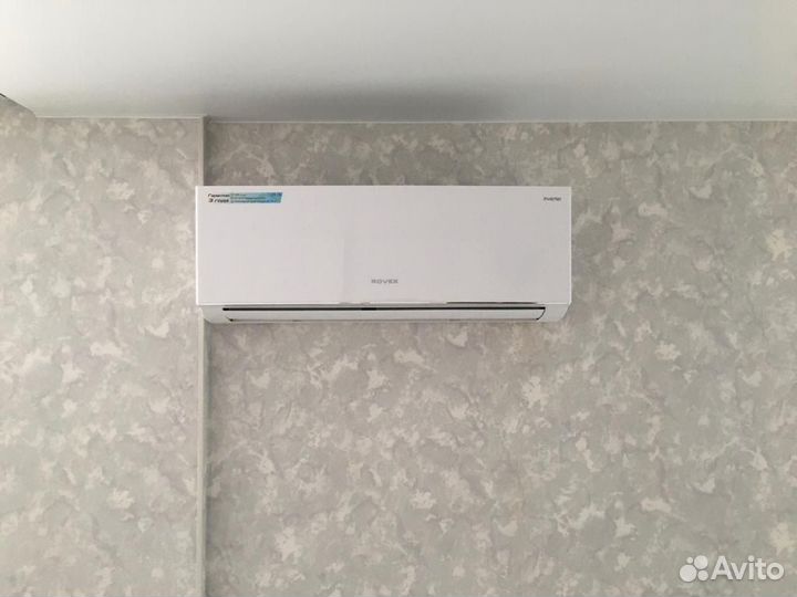 Установка кондиционеров. Закладка трасс