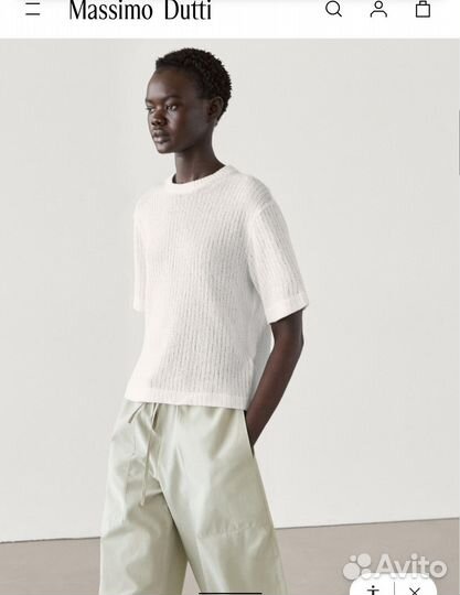 Рубашка футболка новая Massimo Dutti