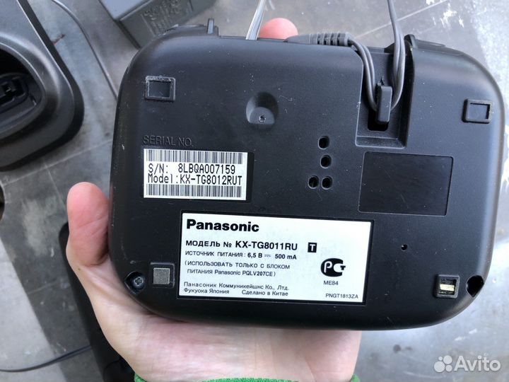 Радиотелефон panasonic 2 трубки
