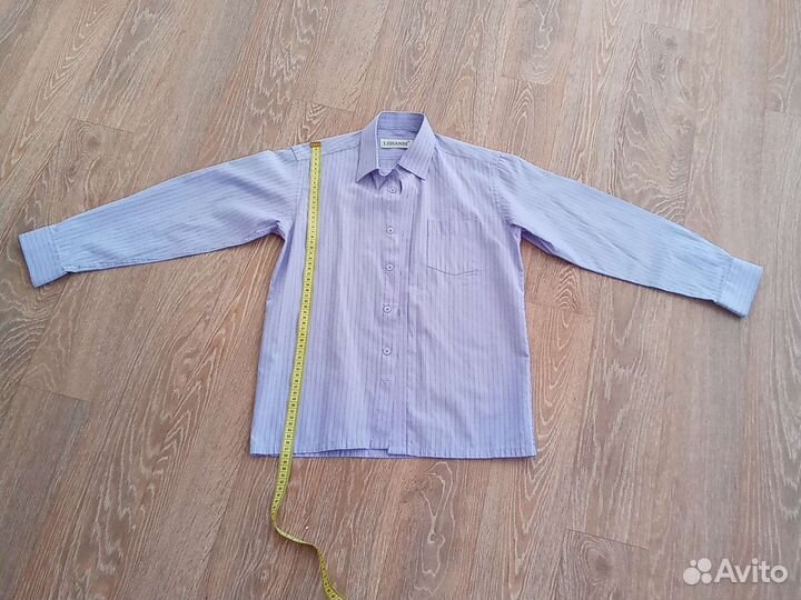 Рубашка школьная, на мальчика,на рост 140-146