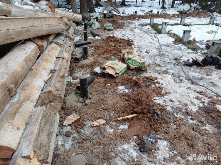 Сваи винтовые установка под ключ