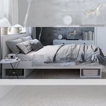 Кровать двухспальная белая новая 1,4м Софт