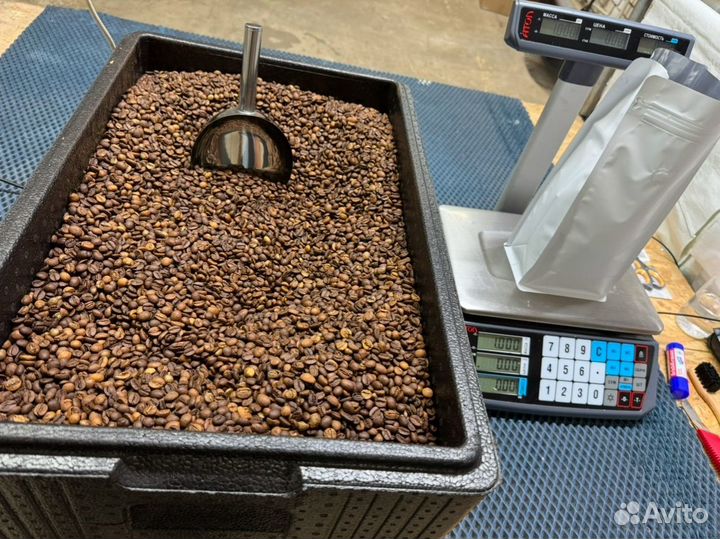 Кофе в зернах обжарка