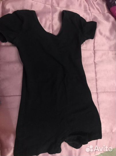 Купальник для танцев черный