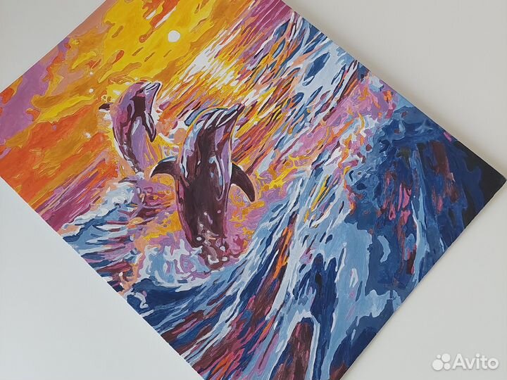 Готовая картина по номерам