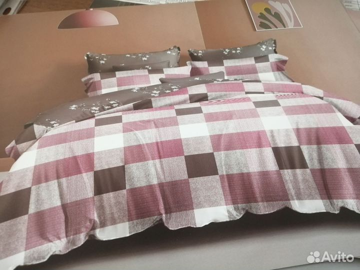Постельное белье евро новое