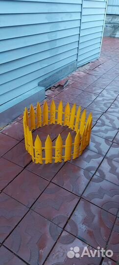 Декоративный забор для клумбы