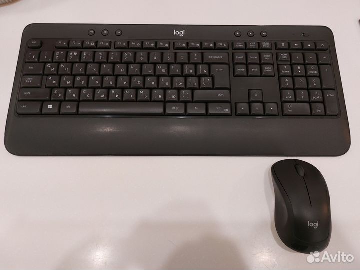 Клавиатура + мышь logitech