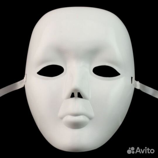 Маска карнавальная пластиковая