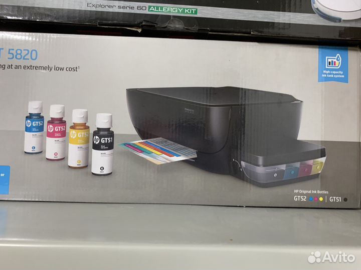 Цветной струйный принтер сканер 2в1 GT 5820