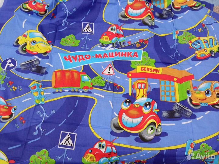 Отрез ткани бязь яркая