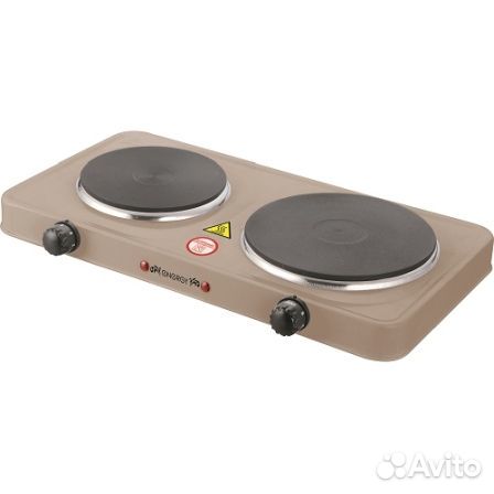 Плита электр. 2-конфор. (чугун) Energy 1500+1000Вт