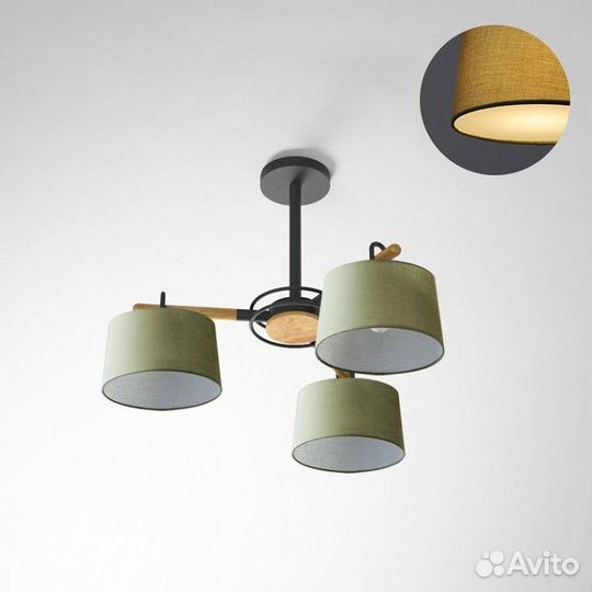 Люстра на штанге Imperiumloft Even Green even01