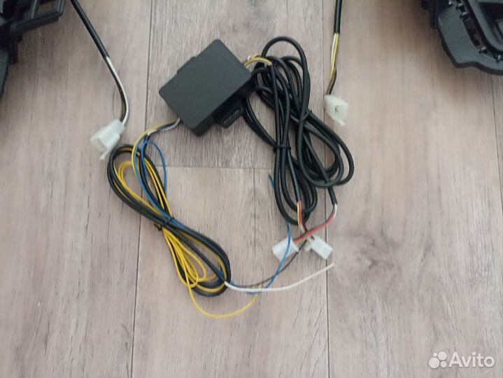 Дхо дл Киа Рио противотуманные фары диодные. Лед