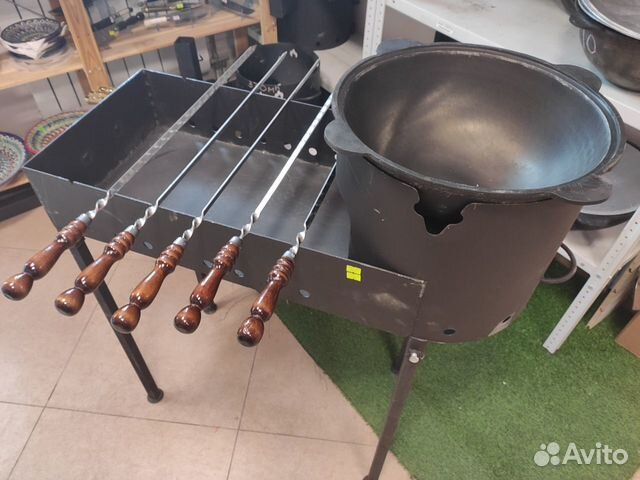 Мангал с подказанником