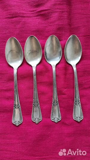 Ложки чайные (Киев), посеребрение