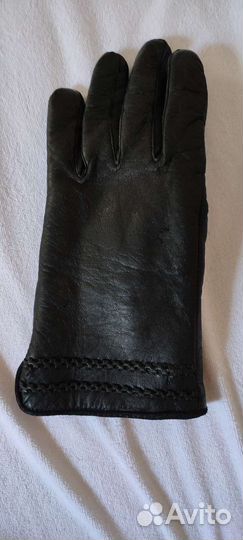 Перчатки кожаные