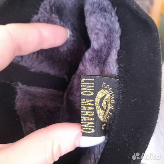 Сапоги женские замшевые