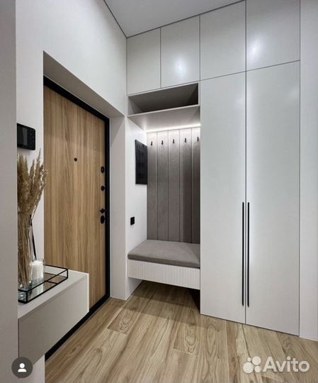 Мягкие стеновые панели в прихожую