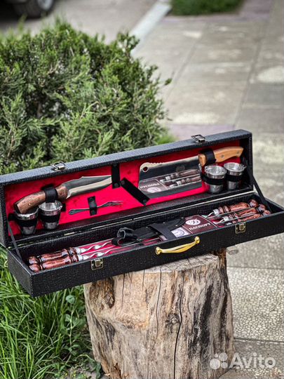 Шашлычный набор кизляр в кейсе