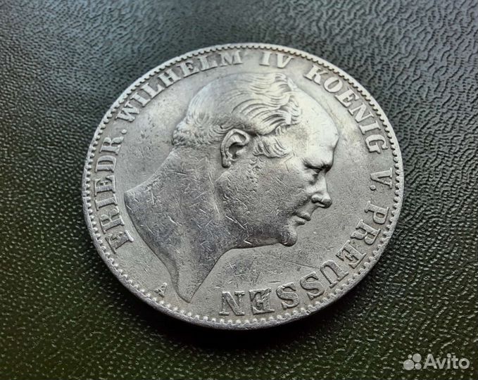 1 талер 1857, Пруссия, союзный