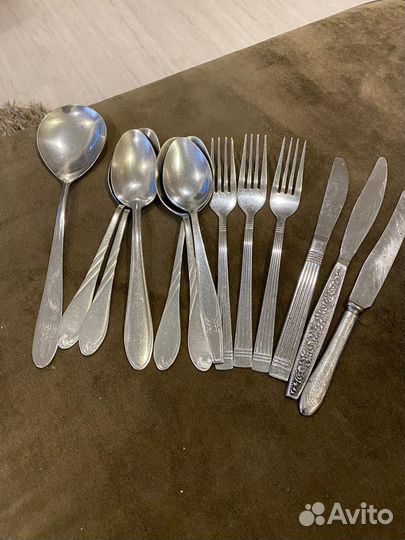 Ложки вилки нержавейка СССР