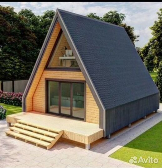 Строительство а-фрейм под ключ,дачных домиков,бань