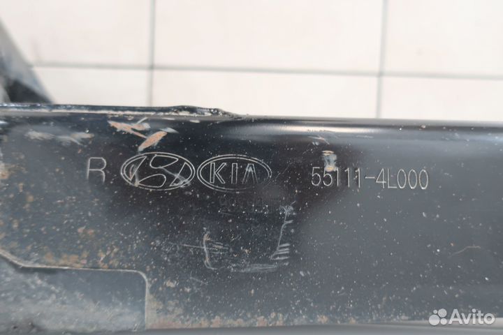 Балка задняя Hyundai Solaris 1 барабаны