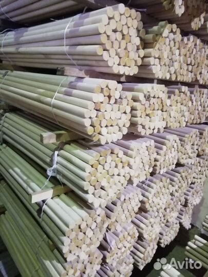 Черенок 25мм деревянный из берёзы, высший сорт