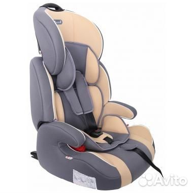 Автокресло 9-36 кг Parusok Isofix бежевый гр.1/2/3