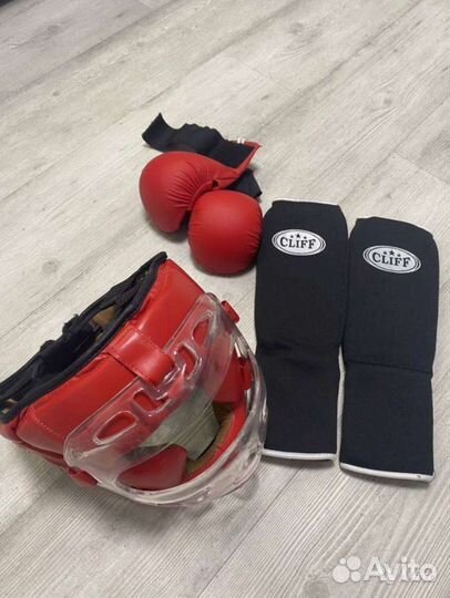 Полный комплект защиты для занятия борьбой