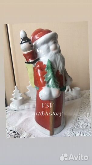 Фарфоровый Дед Мороз