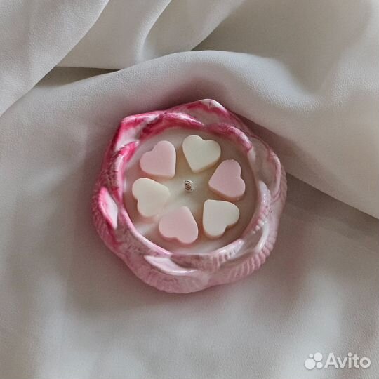 Ванны Клеопатры - ароматическая свеча - лотус