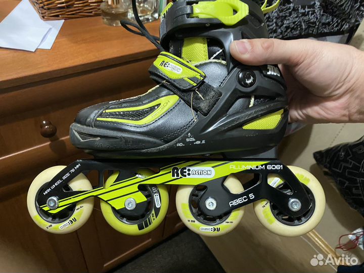 Роликовые коньки детские раздвижные