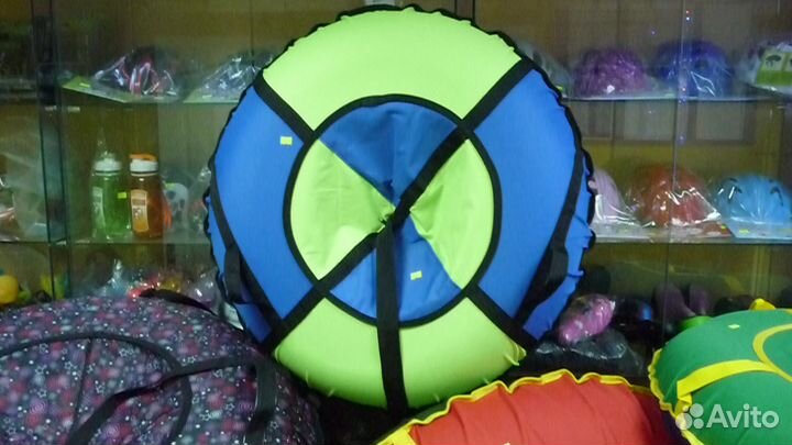 Тюбинг 90см Ватрушка санки надувные в наличииТюбин