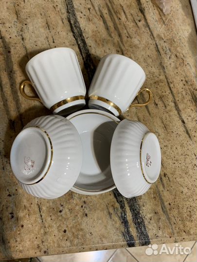 Сервиз СССР, чайные пары, чайники, посуда