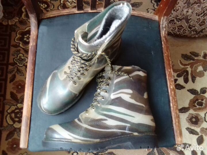 Резиновые сапоги камуфляжные