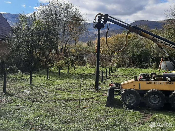 Сваи, фундамент