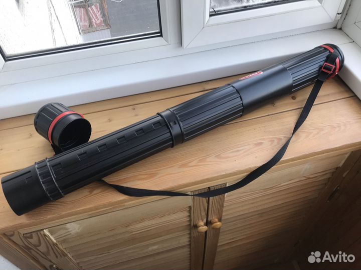 Тубус для чертежей на ремне