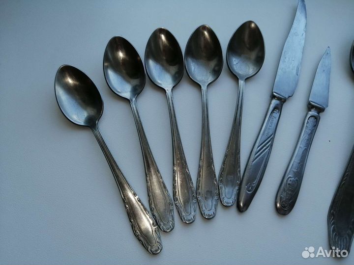 Ложки, ножи, вилки СССР нерж