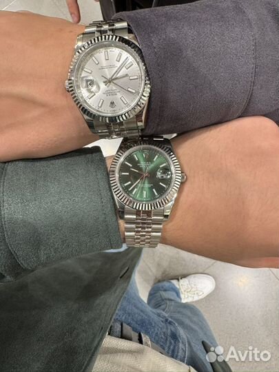 Наручные часы Rolex Datejust Green Mint 41mm