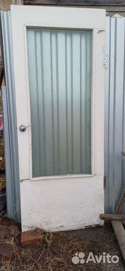 Дверь входная деревянная бу