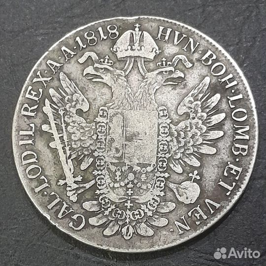 Талер 1818 год австрия