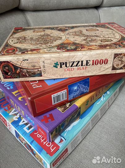 Пазлы hatber, castorland, TOP, step puzzle