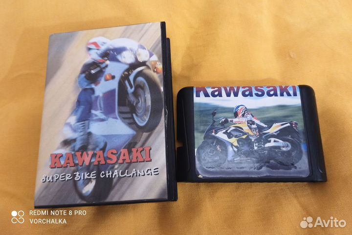 Картридж sega Kawasaki super bike challenge