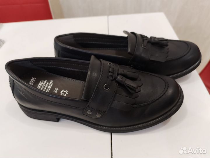 Кожаные мокасины geox