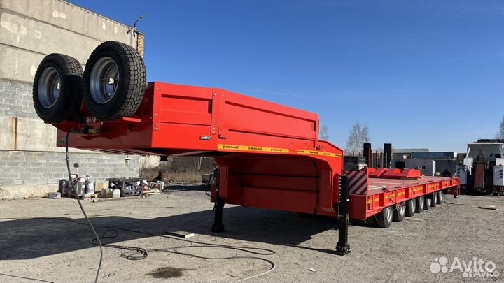 Полуприцеп трал (тяжеловоз) Авиком 98717-04 низкорамный, 2024